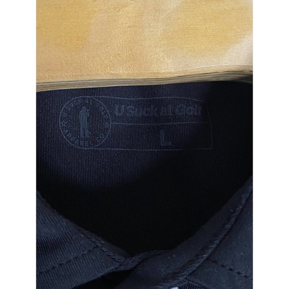 USAG U Suck at Golf Mens Performance Stretch Polo Shirt Size Large Black‎ - Picture 7 of 9